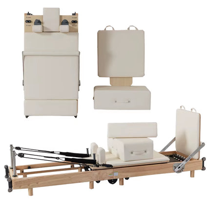 Private School Soft House Fold Pilate Reformer Yoga Big Fitness Equipment Pilate Core Bed