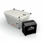 Frenchy Gray Tub + 0.5Hp Ecopro - Black Chiller